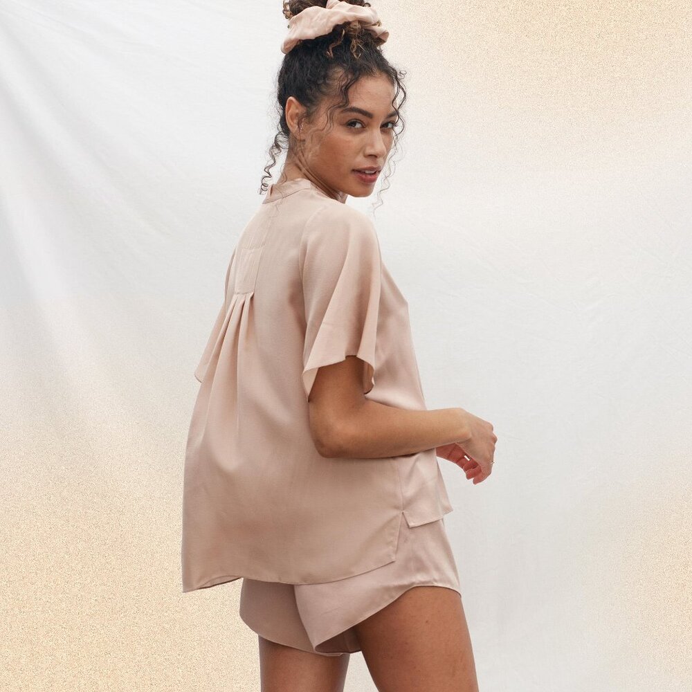 Lunya Washable Silk PJ set